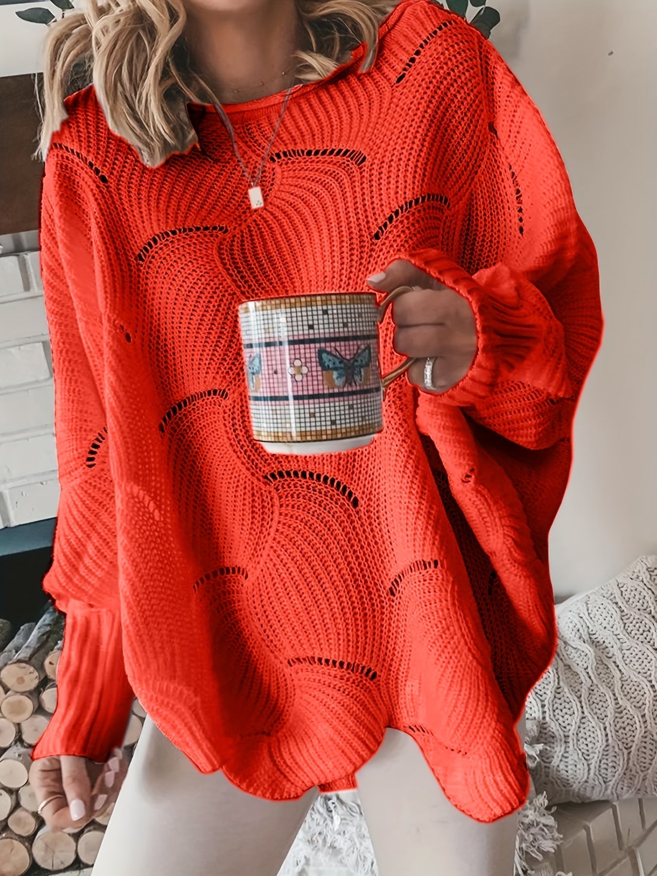 Yoko™ – Damen Rippstrickpullover