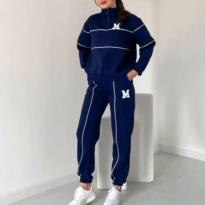 Jade - Leinen Casual Hoodie Set 2-teilig