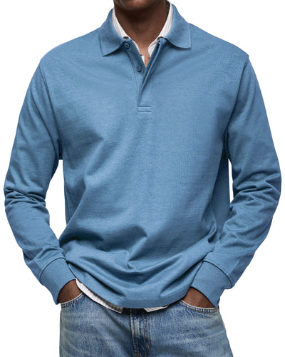 Alexandre™ | Casual Langarm Polo-Shirt