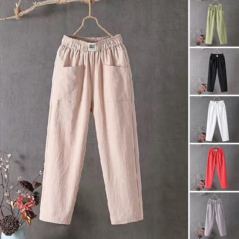 Olivia™ - Hose aus Leinenmischung