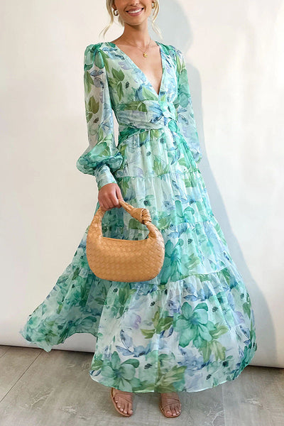 Leona™ - Sommer Maxi-Kleid Florish