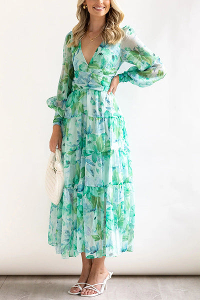 Leona™ - Sommer Maxi-Kleid Florish