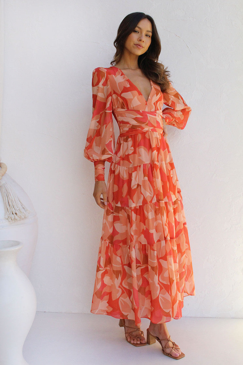 Leona™ - Sommer Maxi-Kleid Florish