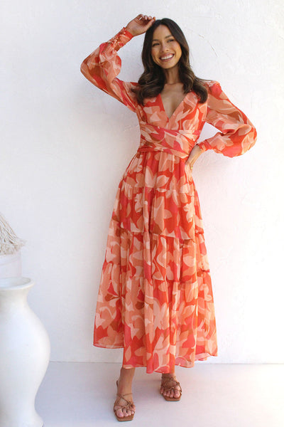Leona™ - Sommer Maxi-Kleid Florish