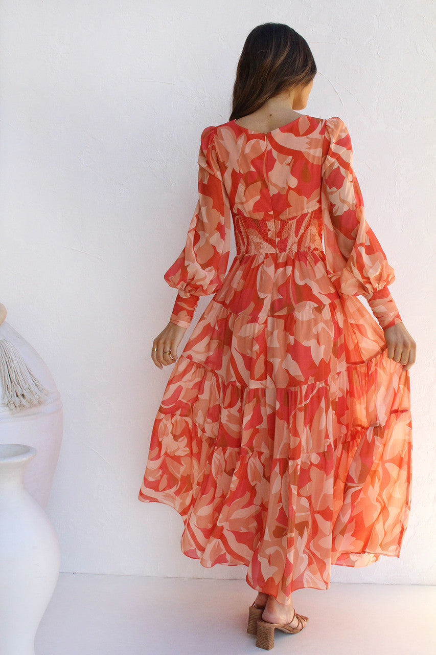 Leona™ - Sommer Maxi-Kleid Florish