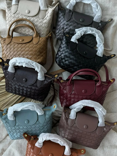 Elif™ - Geflochtene Petite Convertible Tasche