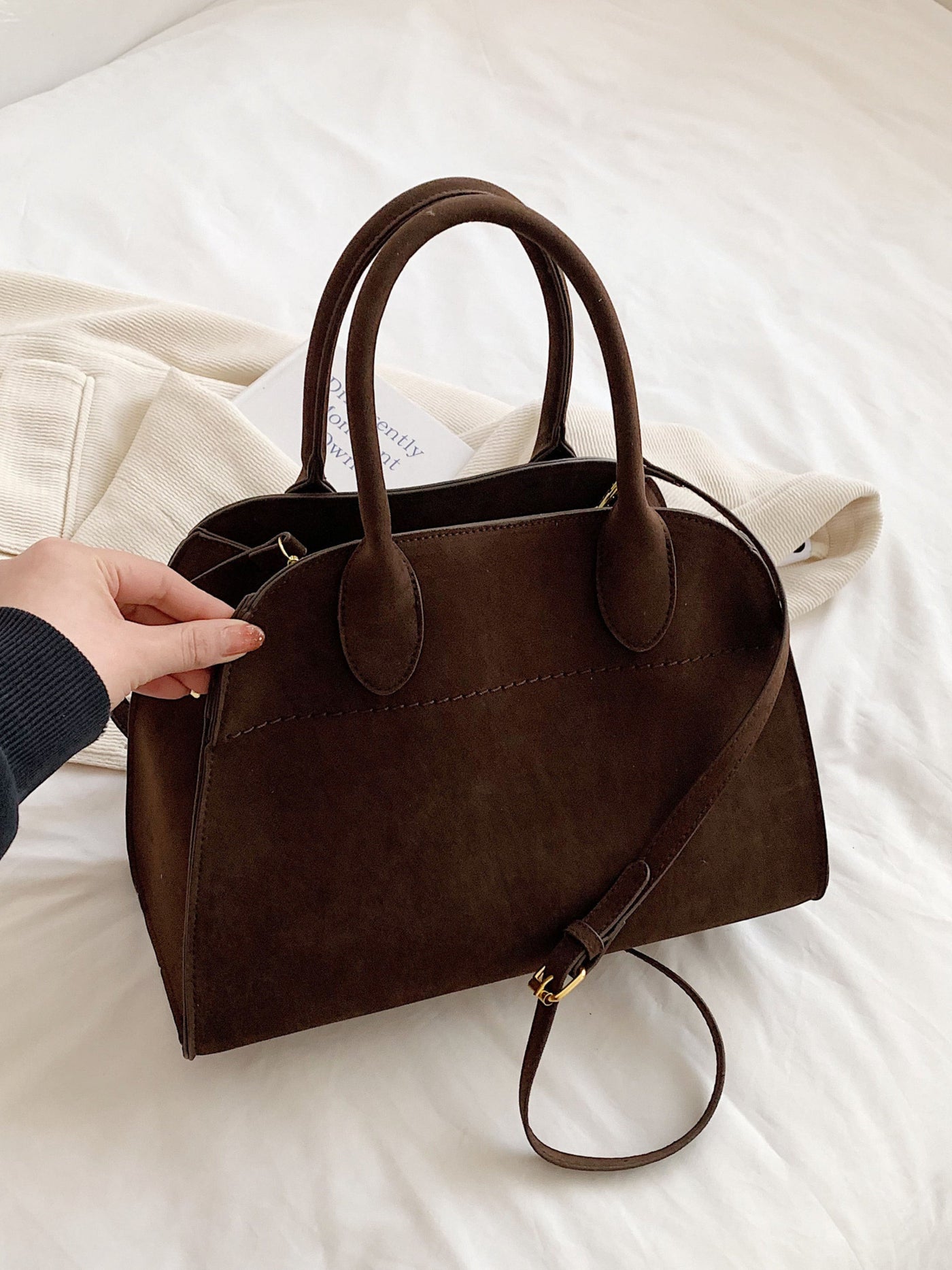 Antonia™ - Minimalistische Suède Alledaagse Tas