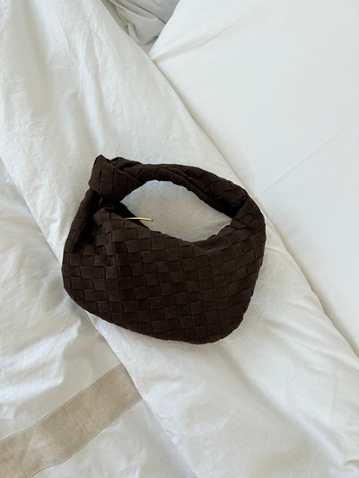 Amira™ - Geflochtene Mini-Tasche aus Wildleder