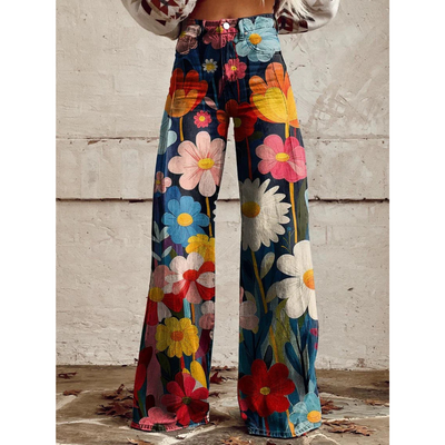 Atasha™ - Weite Blumen Hose