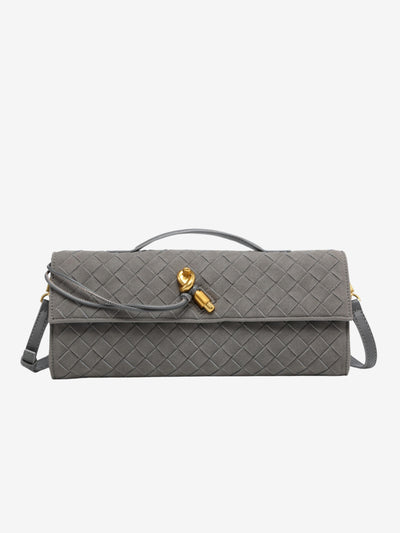 Juna™ - Luxe Clutch aus gewebtem Wildleder
