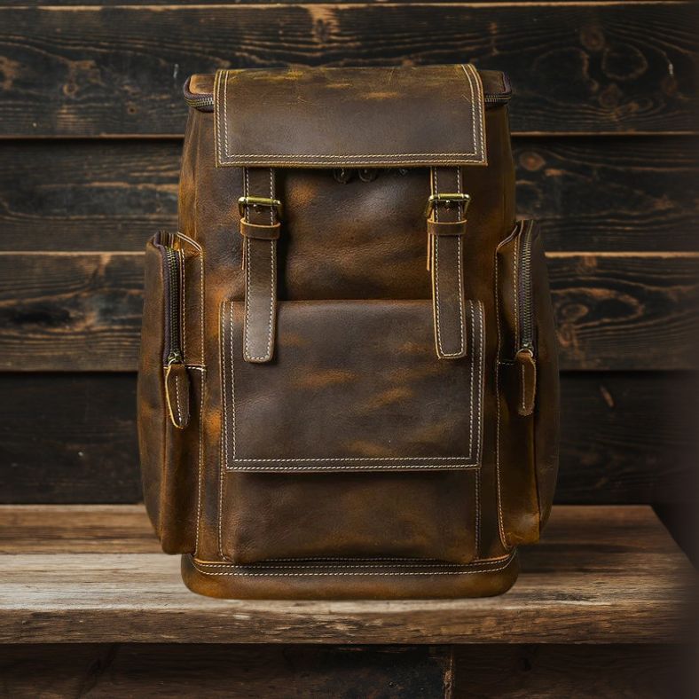 Schnitzer | Crazy Horse Lederrucksack