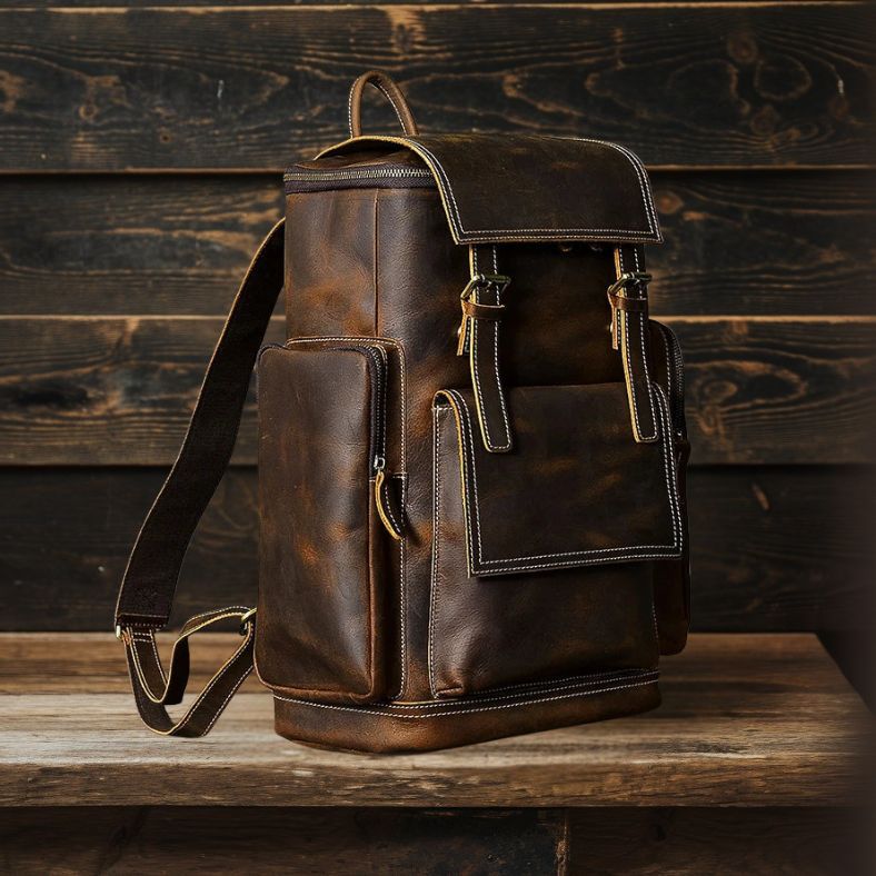 Schnitzer | Crazy Horse Lederrucksack