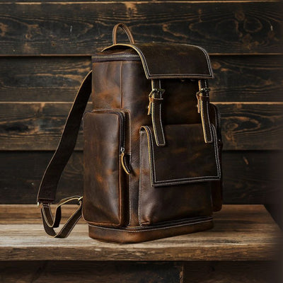 Schnitzer | Crazy Horse Lederrucksack