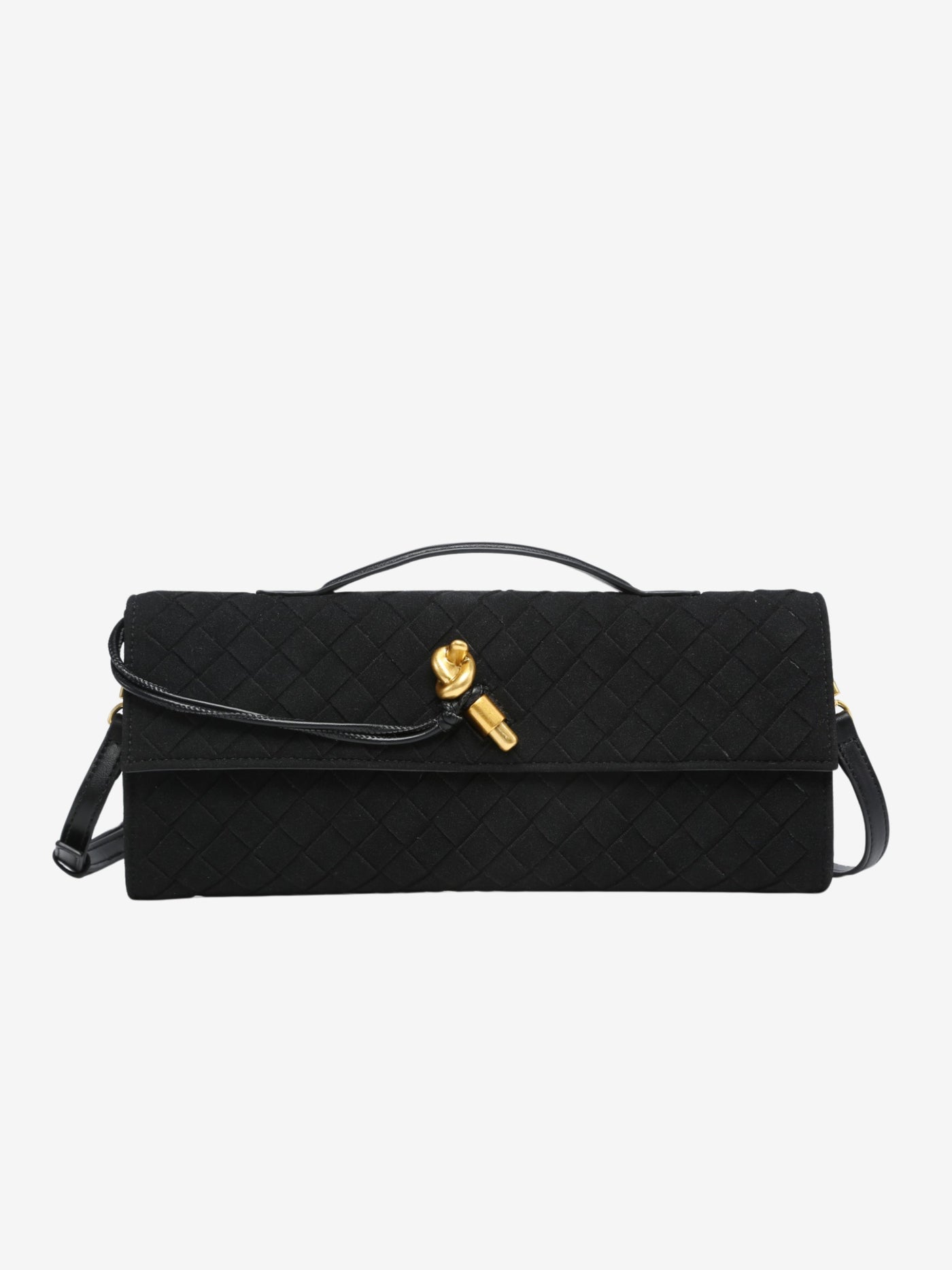 Juna™ - Luxe Clutch aus gewebtem Wildleder