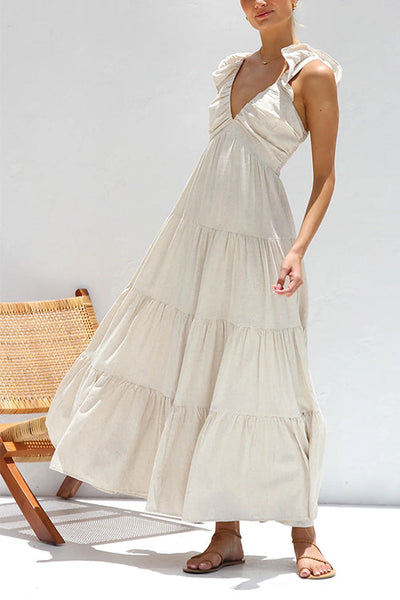 Isa | Maxi Dress with Ruffle