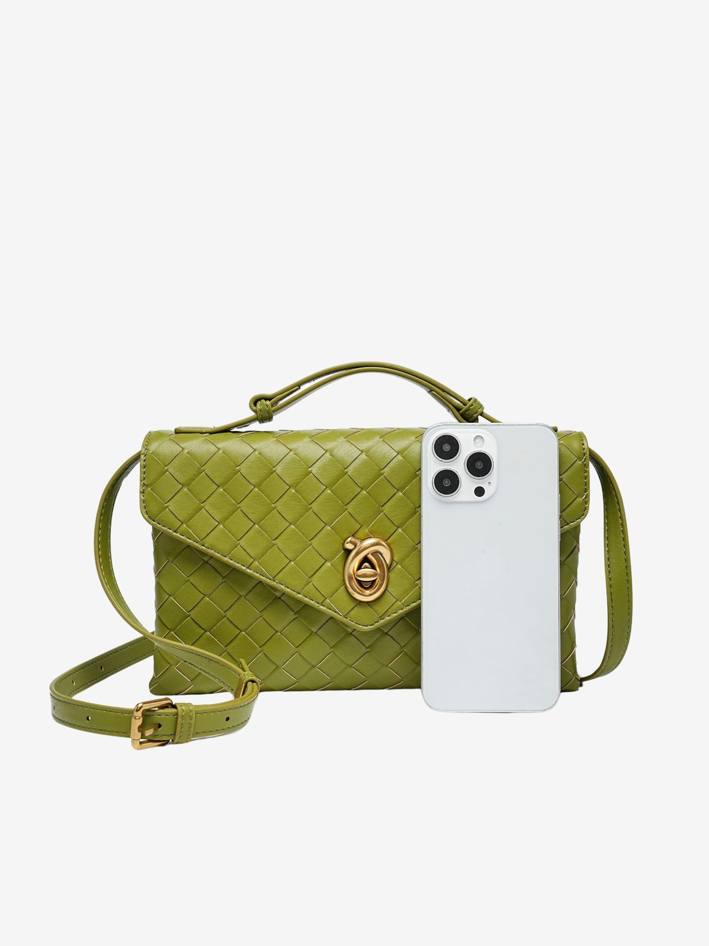 Sarah™ - Texturierte gewebte Mini-Kreuztasche