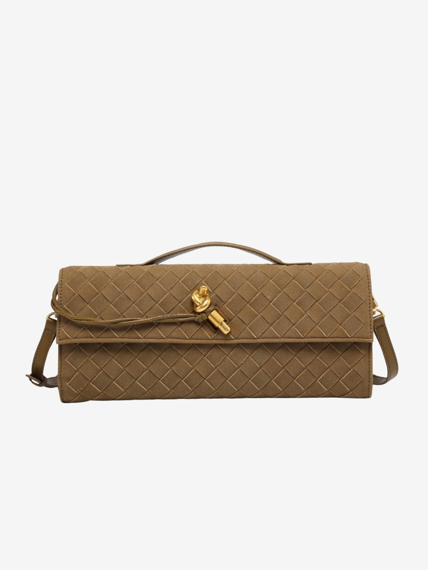 Juna™ - Luxe Clutch aus gewebtem Wildleder