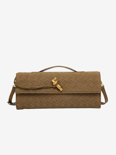 Juna™ - Luxe Clutch aus gewebtem Wildleder