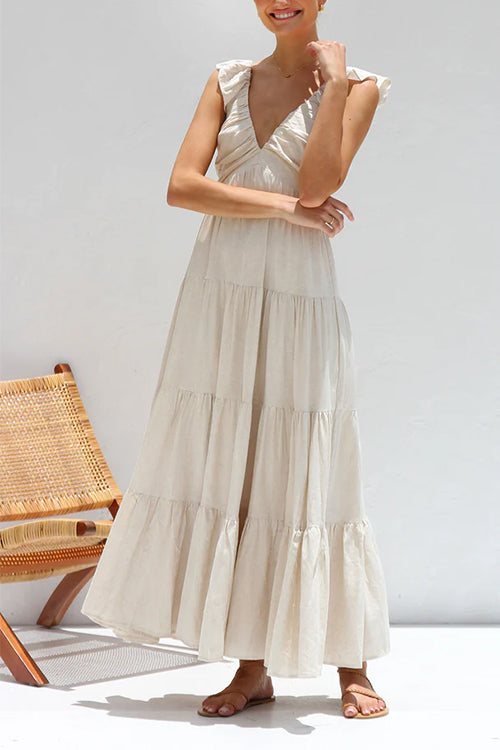 Isa | Maxi Dress with Ruffle