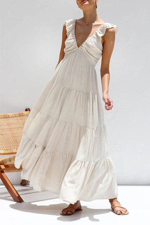 Isa | Maxi Dress with Ruffle