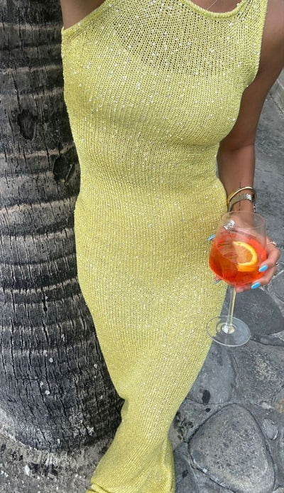 Clara™ - Ärmelloses Maxikleid