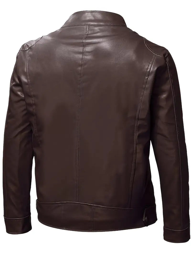 Zane™ - Braun Lederjacke