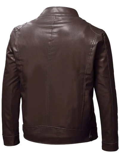 Zane™ - Braun Lederjacke