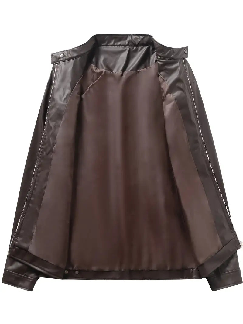 Zane™ - Braun Lederjacke
