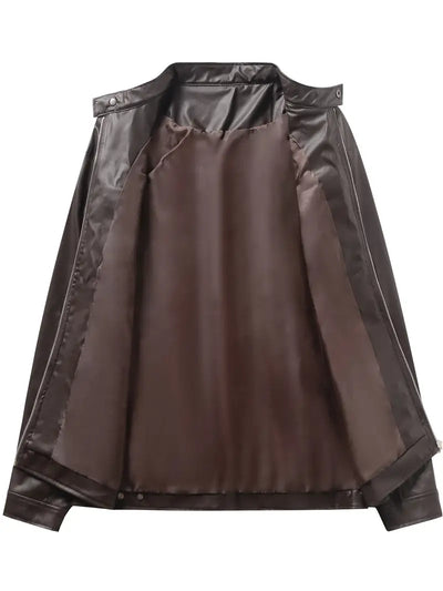 Zane™ - Braun Lederjacke