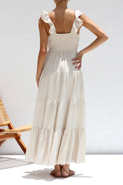 Isa | Maxi Dress with Ruffle