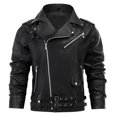 Boulevard™ - Schwarz Lederjacke