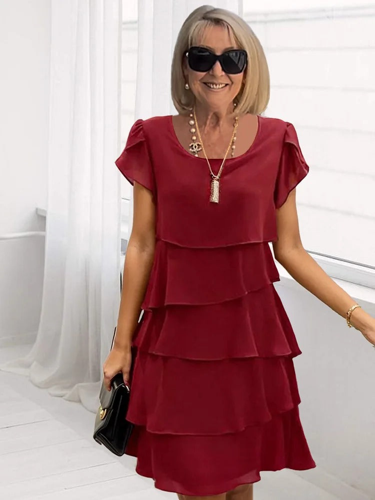 Josiane™ –  Elegantes Chiffonkleid