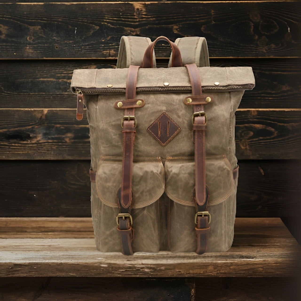 Canvas Laptop-Rucksack | KRUN