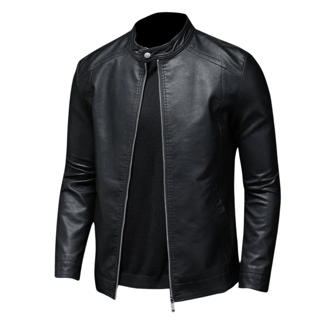 Camden™ - Schwarz Lederjacke