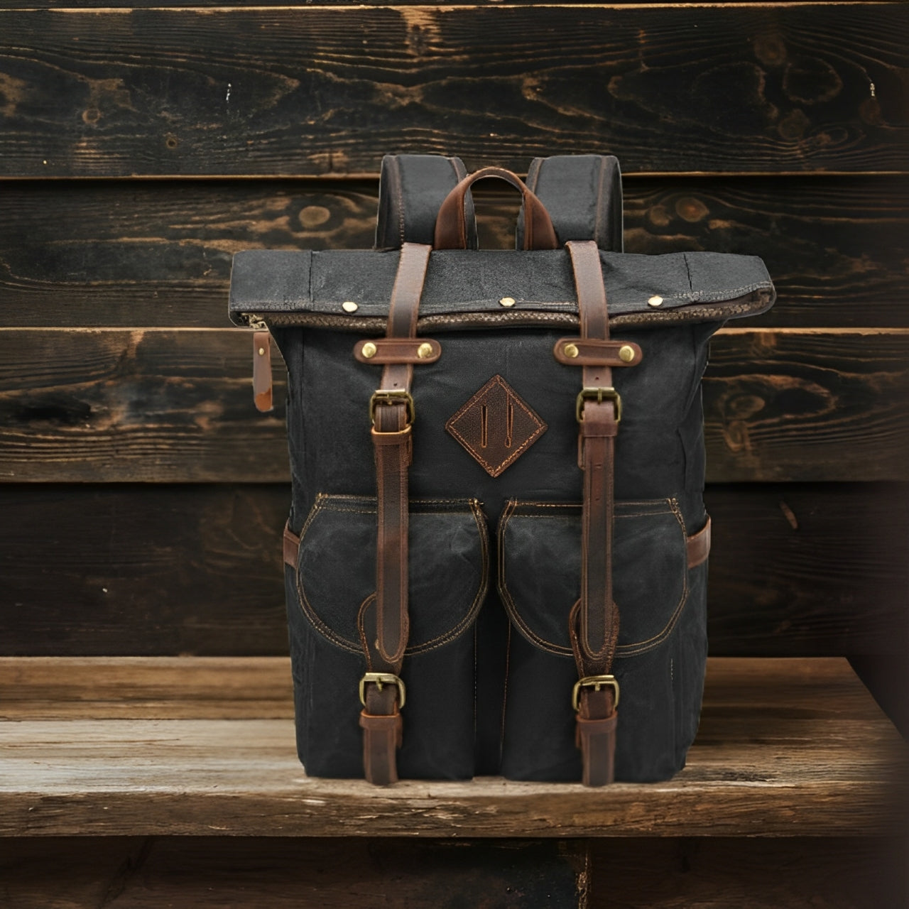 Canvas Laptop-Rucksack | KRUN