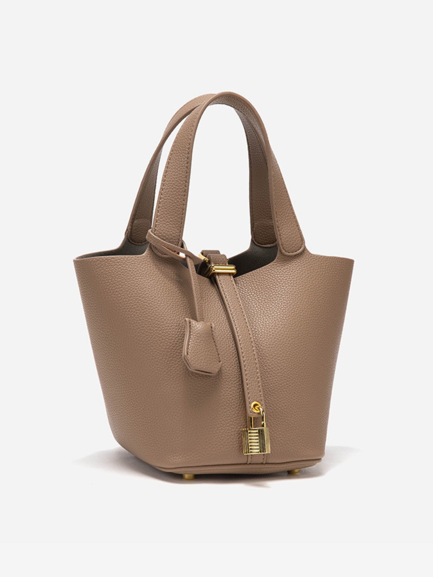 Ronja™ - Schlanke Bucket Bag mit Goldverschluss