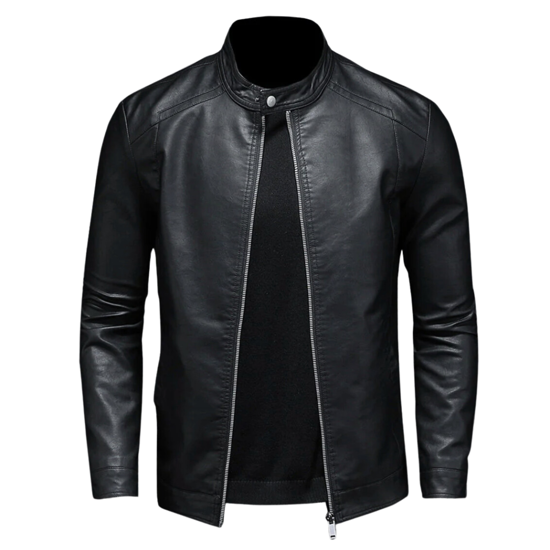 Camden™ - Schwarz Lederjacke