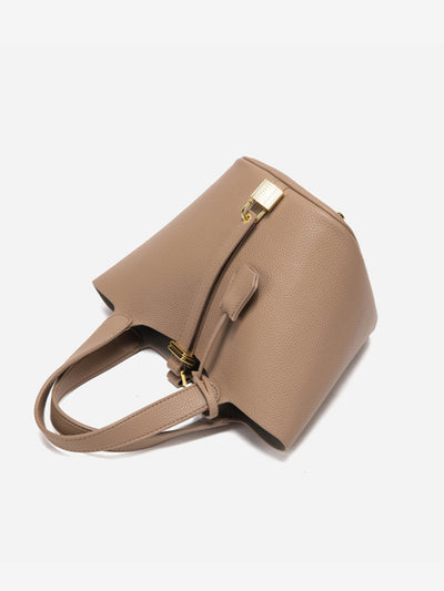 Ronja™ - Schlanke Bucket Bag mit Goldverschluss