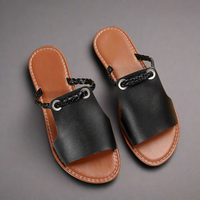 Katelina | Handgefertigte flache Sandalen für Frauen