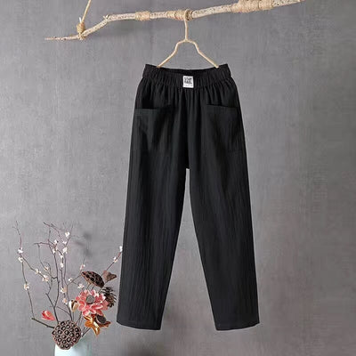 Olivia™ - Hose aus Leinenmischung