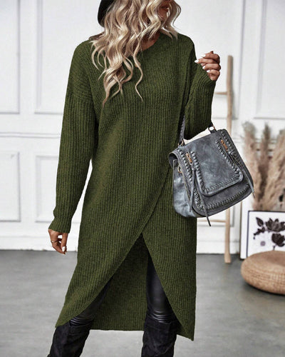 LINDSEY - ASYMMETRISCHER STRICKPULLOVER