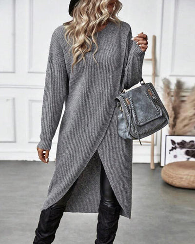 LINDSEY - ASYMMETRISCHER STRICKPULLOVER