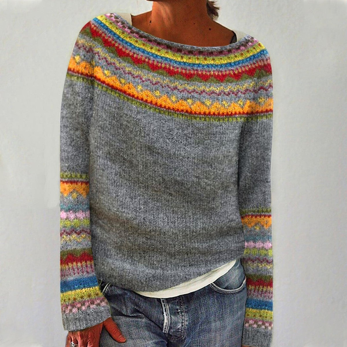 Kirra | Herbst Retro-Pullover