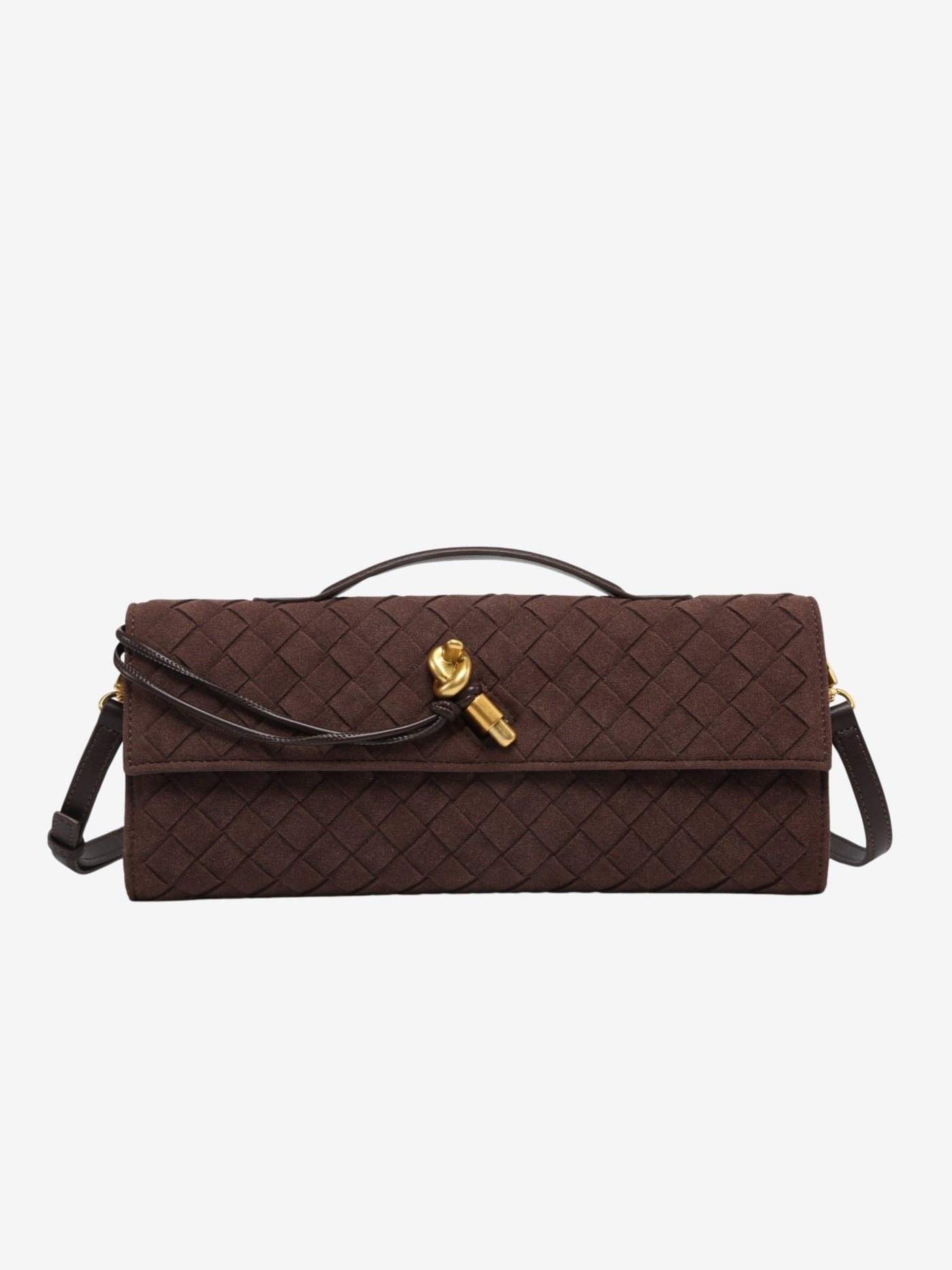 Juna™ - Luxe Clutch aus gewebtem Wildleder