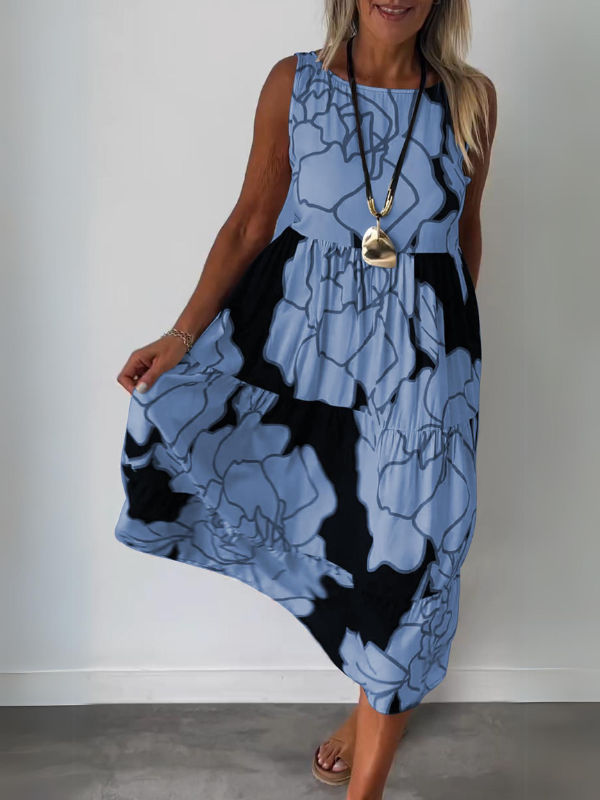 Soraya™ – Ärmelloses Kleid mit Print