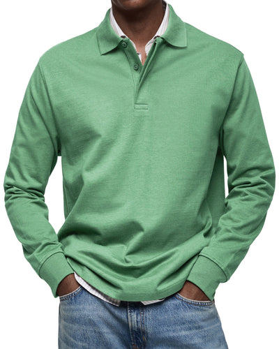 Alexandre™ | Casual Langarm Polo-Shirt