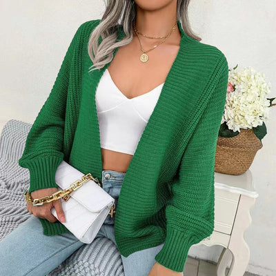Langärmelige Strickjacke