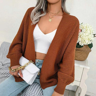 Langärmelige Strickjacke