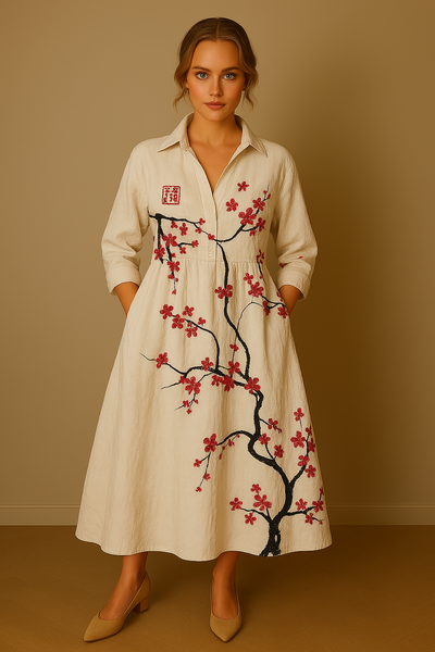 Madeleine™ - Elegantes Blumenkleid für Damen