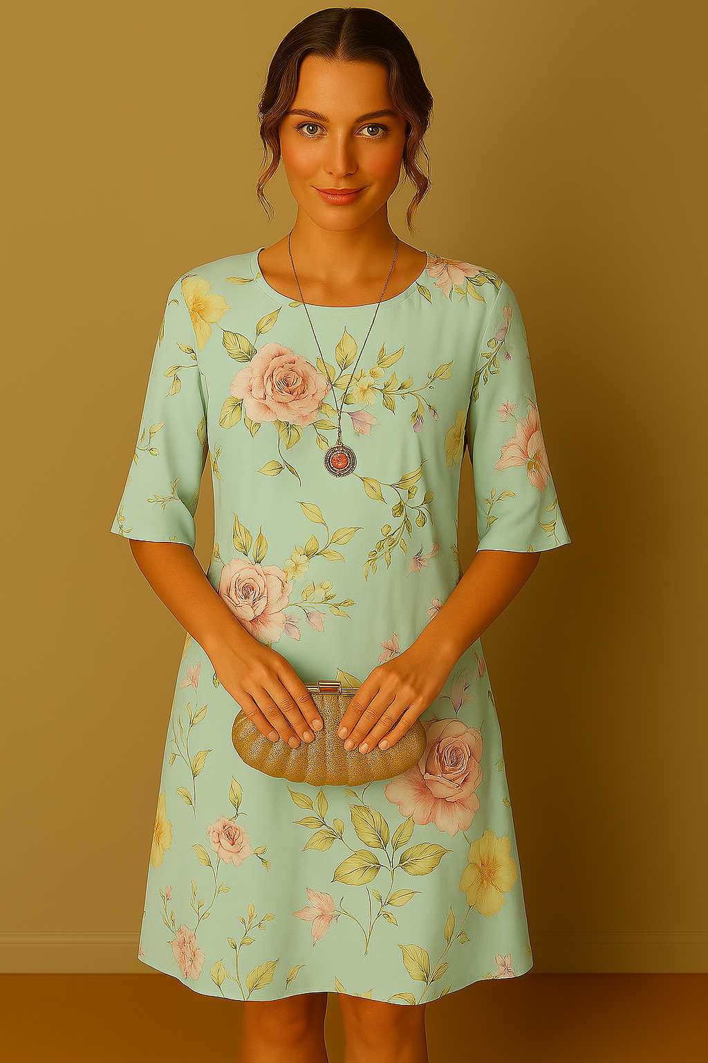 Martha™ - Elegantes Blumenkleid